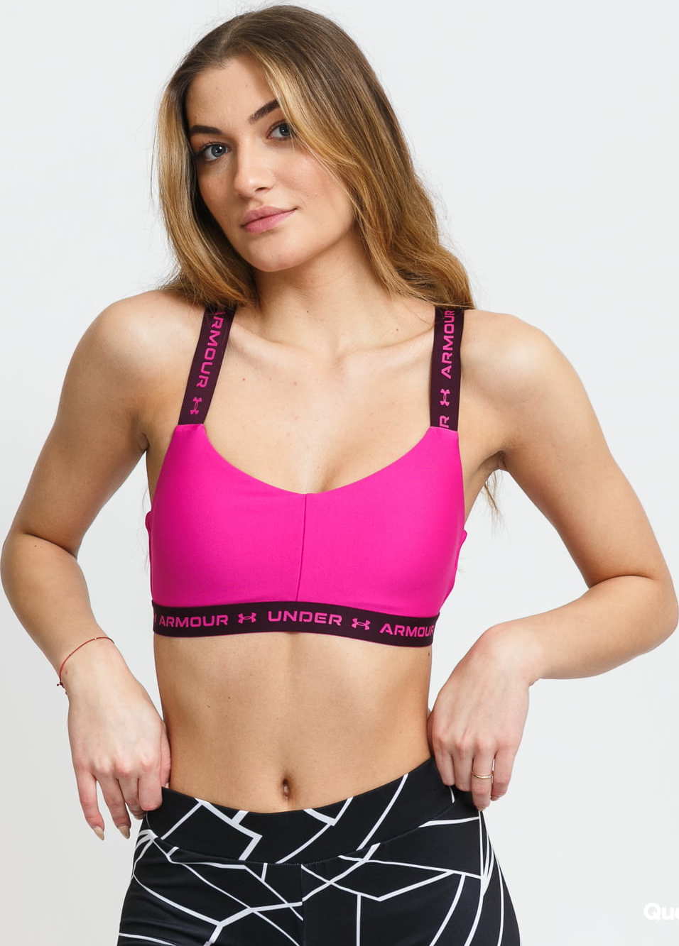 Under Armour Crossback Low tmavě růžové L