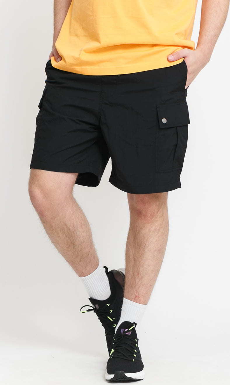 Urban Classics Nylon Cargo Shorts černé XXL