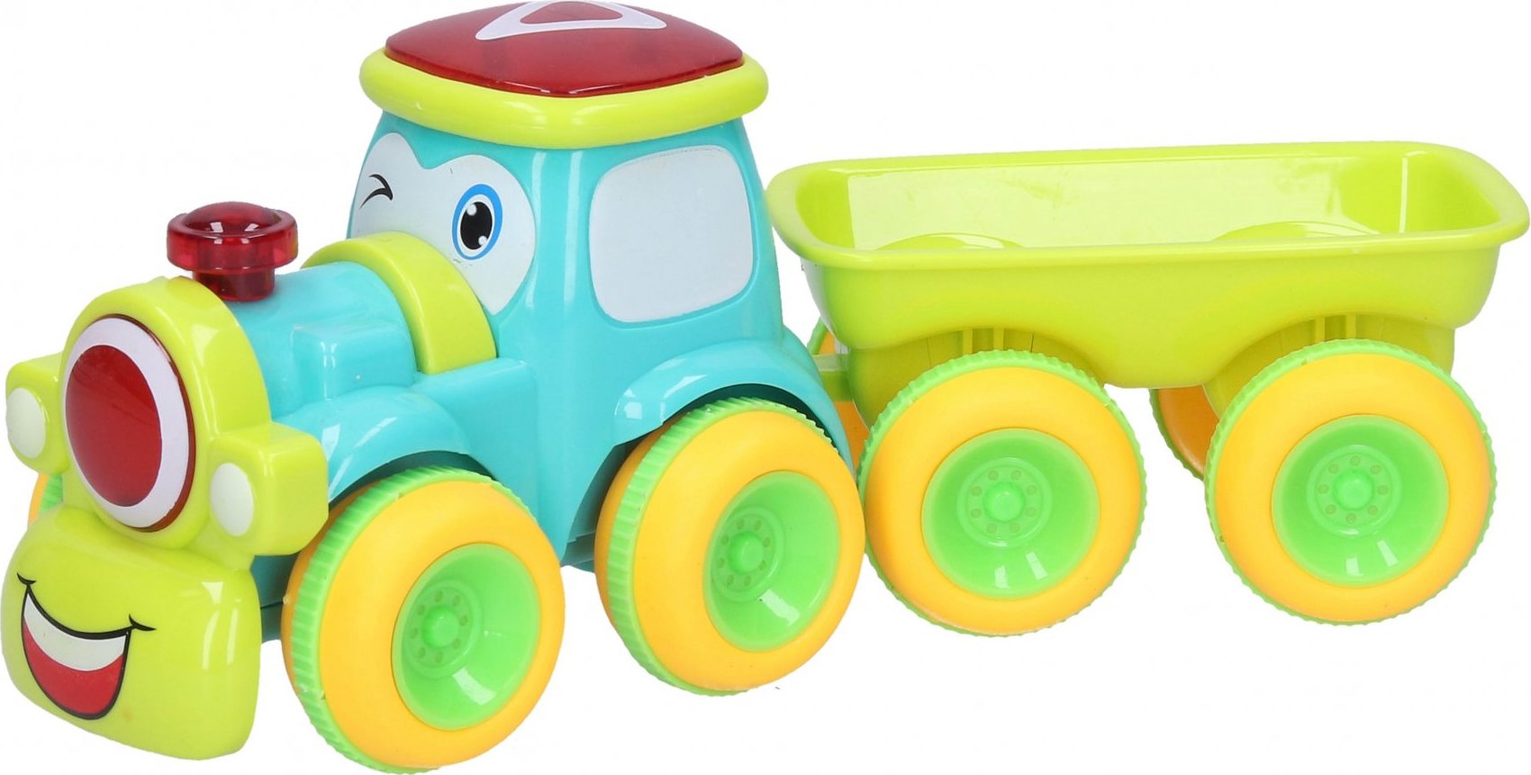 Mašinka s vlečkou 22 cm