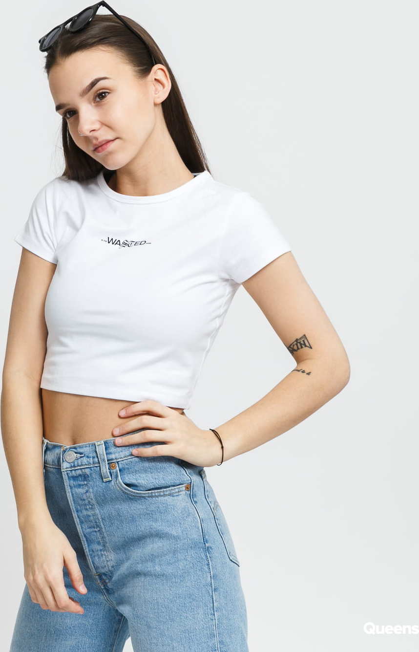 Wasted Paris W Bella Signature Crop Top bílé S