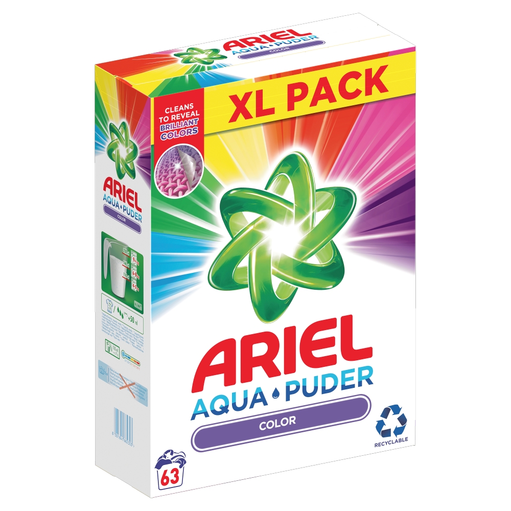 Ariel Prací prášek Aqua+Puder Color