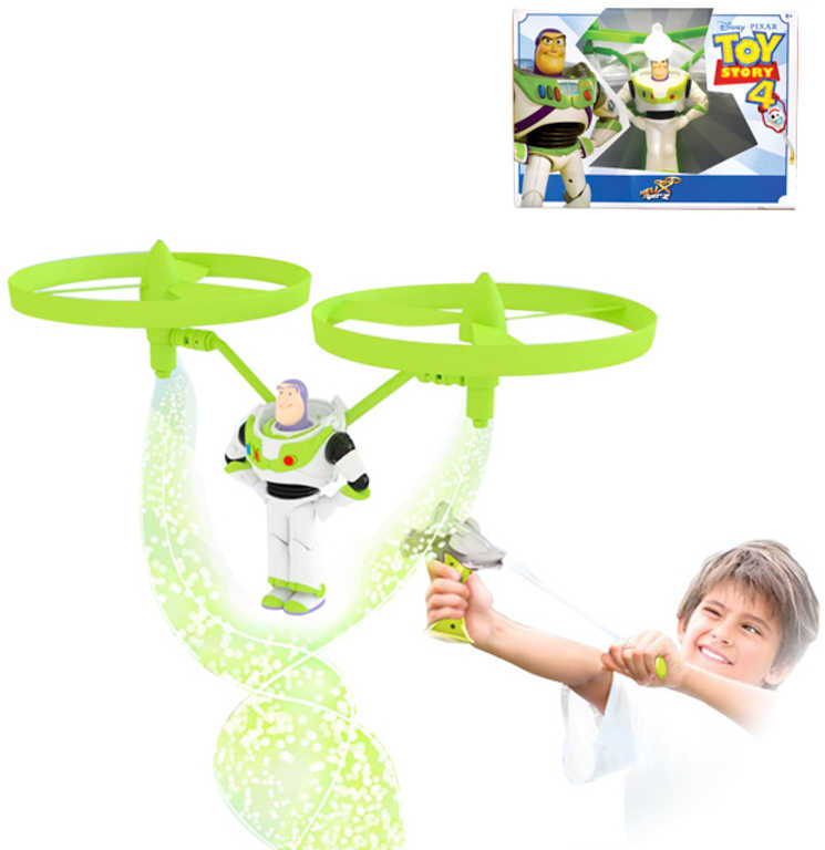 Vystřelovací figurka Buzz Toy Story 4 (Příběh hraček) s vrtulkami v krabici