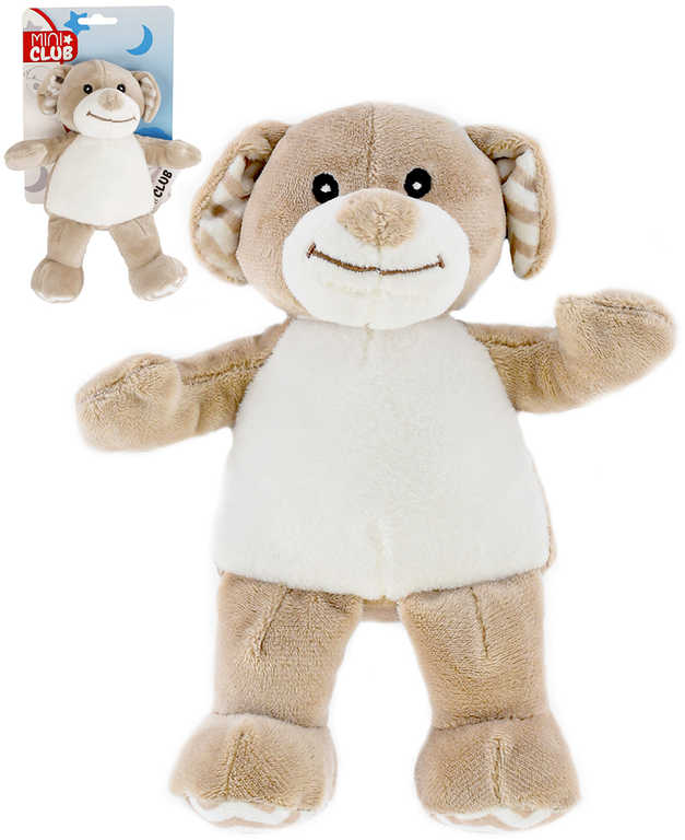 PLYŠ Baby pejsek chrastítko 20cm pro miminko *PLYŠOVÉ HRAČKY*