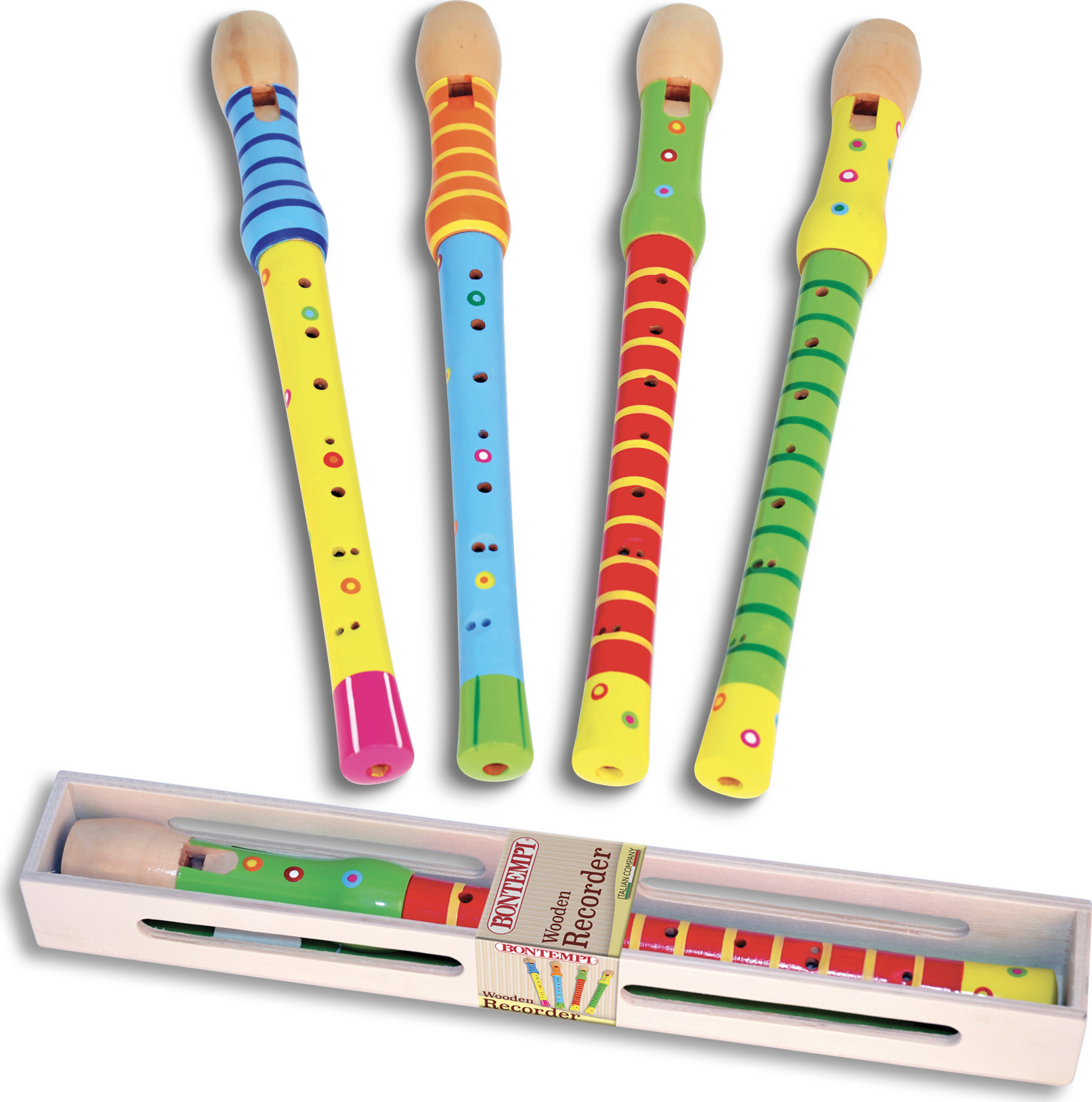 Bontempi Dřevěná flétna barokní prstoklad 32 x 3