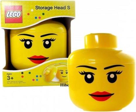 LEGO úložná hlava (velikost L) - dívka