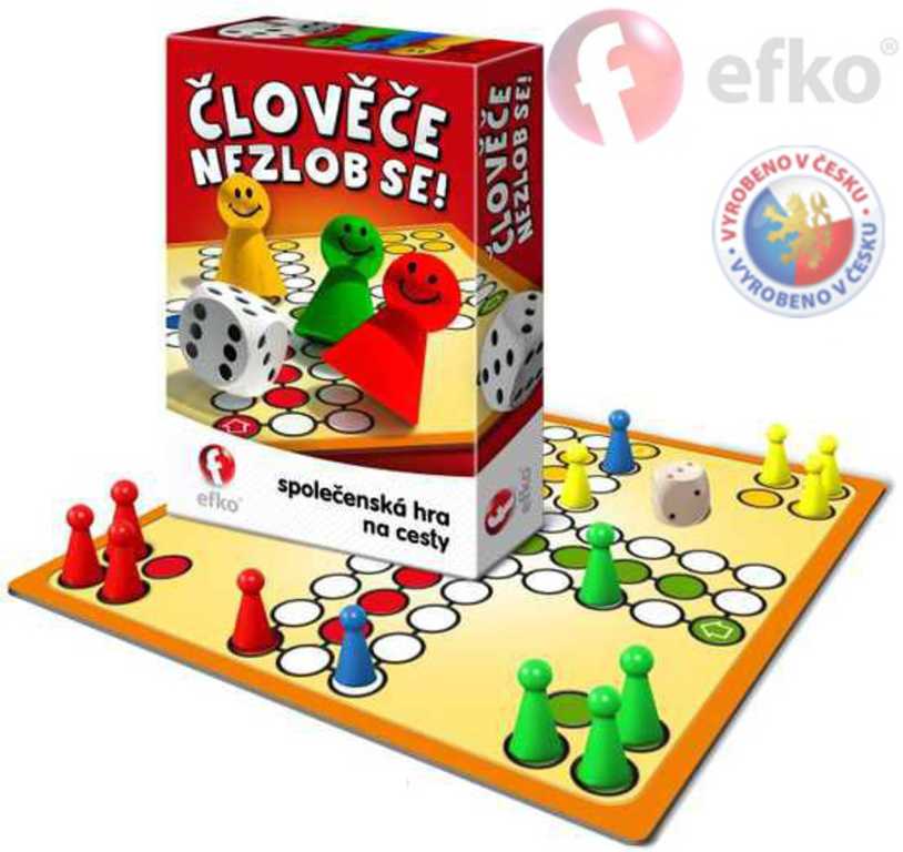 EFKO Hra ČLOVĚČE NEZLOB SE cestovní *SPOLEČENSKÉ HRY*
