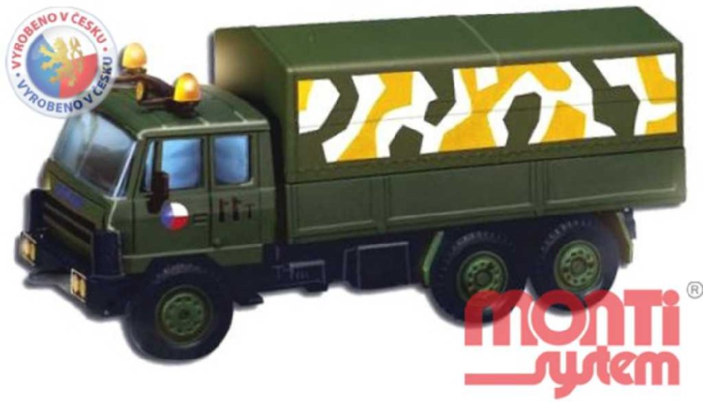 MONTI SYSTÉM 11 Auto Tatra CZECH ARMY stavebnice MS11 0104-11