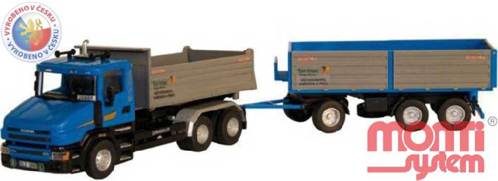 MONTI SYSTÉM 65 Auto Scania TARMAC stavebnice MS65 0110-65