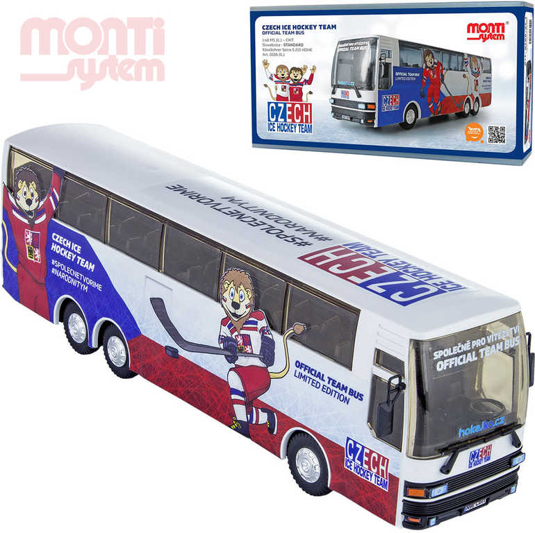 MONTI SYSTÉM 31.1 Autobus Czech Ice Hockey Team 1:48 MS31 0108-31.1