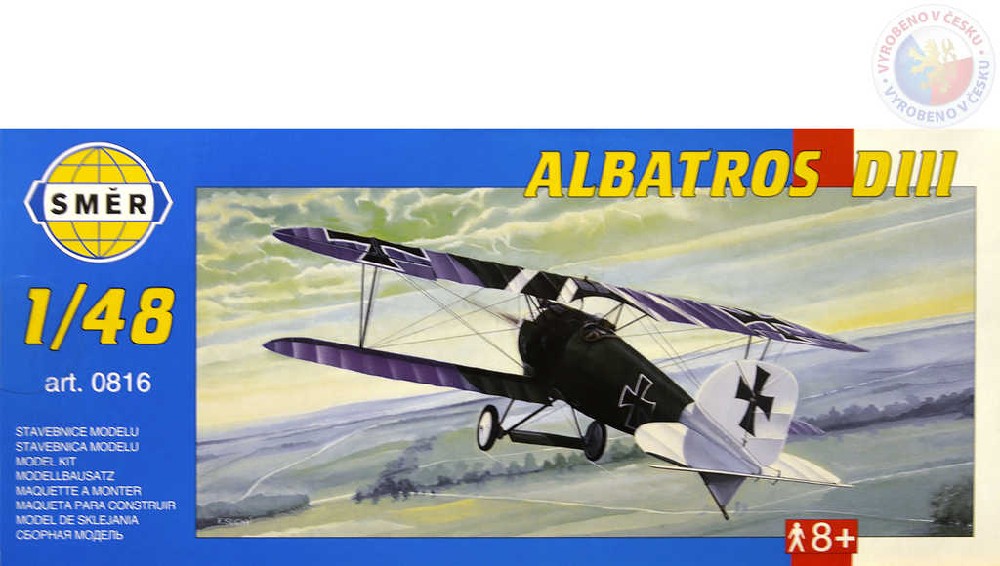 SMĚR Model letadlo Albatros D III 1:48 (stavebnice letadla)