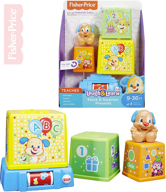 FISHER PRICE Baby dárky zpívající na baterie s melodiemi Zvuk pro miminko