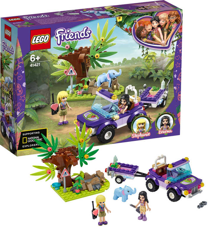 LEGO FRIENDS Záchrana slůněte v džungli 41421 STAVEBNICE