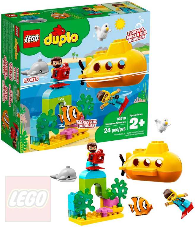 LEGO DUPLO Dobrodružství v ponorce 10910 STAVEBNICE