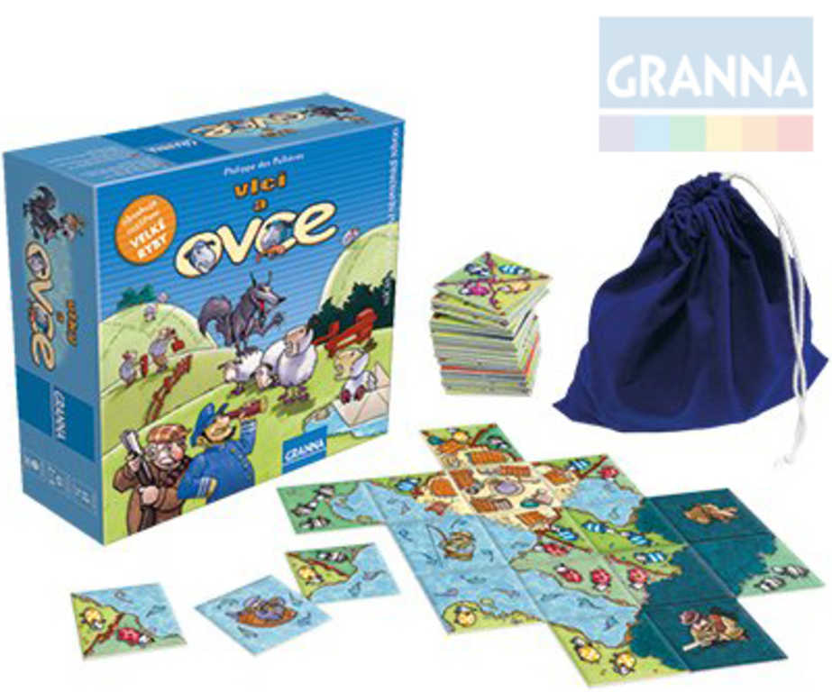 GRANNA Hra Vlci a ovce + rozšíření Velké Ryby *SPOLEČENSKÉ HRY*