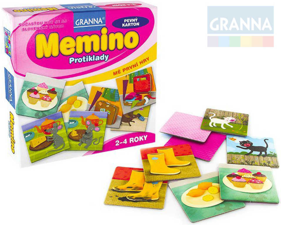 GRANNA Hra Memino protiklady *SPOLEČENSKÉ HRY*
