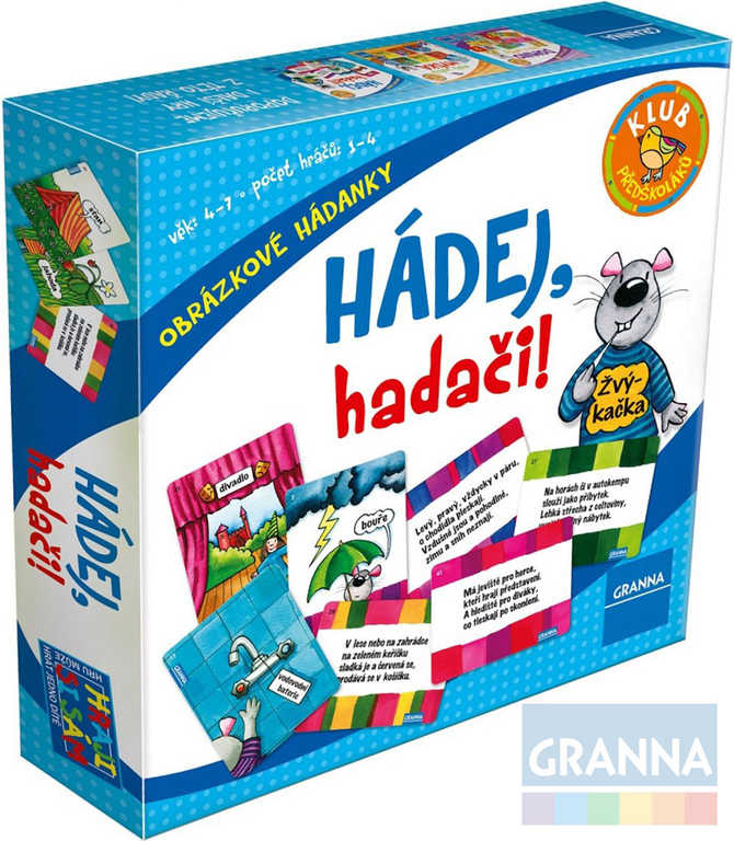 GRANNA Hra Hádej Hadači *SPOLEČENSKÉ HRY*