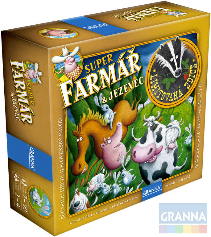 GRANNA Hra Superfarmář a jezevec Limitovaná edice *SPOLEČENSKÉ HRY*