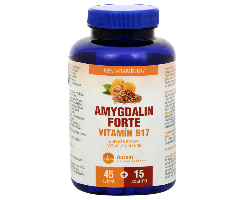Amygdalin FORTE vit. B17 45 tbl. + 15 tbl. ZDARMA