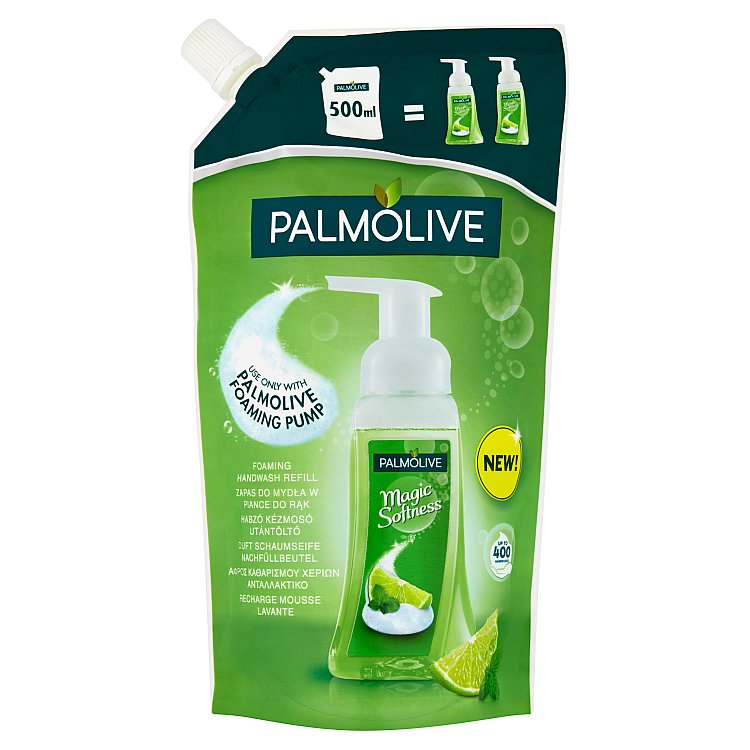 Palmolive Magic Softness Lime & Mint pěnové tekuté mýdlo náhradní náplň 500 ml