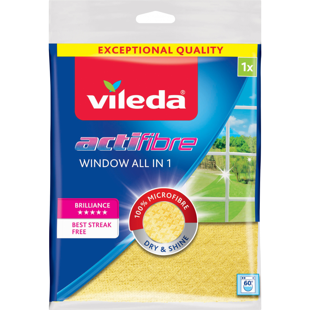 Vileda Actifibre mikrohadřík na okna 1 ks