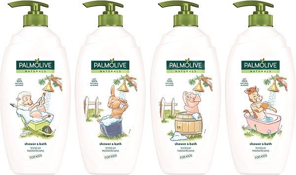 Palmolive Naturals sprchový gel a pěna do koupele pro děti 750 ml