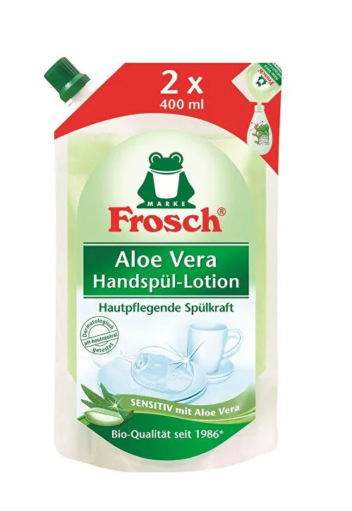 Frosch Eko Aloe Vera prostředek na ruční mytí nádobí náhradní náplň 800 ml