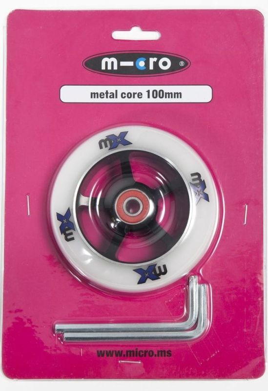 Kolečko Micro MX 100 mm černo-bílé