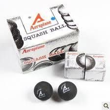 Míček squash AEROPLANE-žlutá tečka