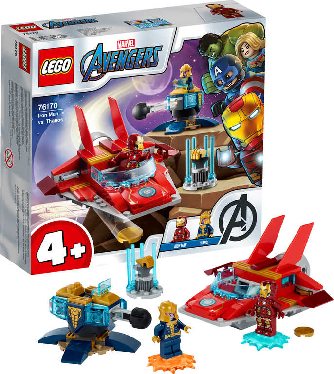 LEGO SUPER HEROES Avengers: Iron Man vs. Thanos 76170 STAVEBNICE