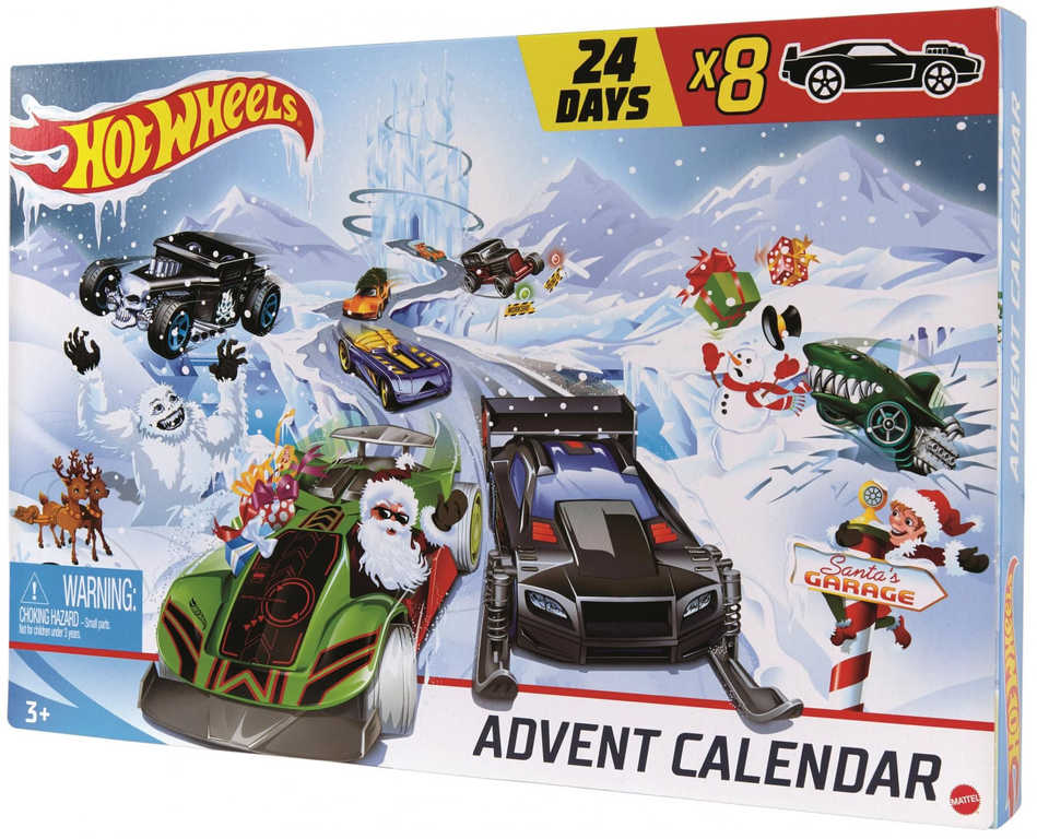 MATTEL HOT WHEELS Adventní kalendář s dráhou s autíčky a doplňky