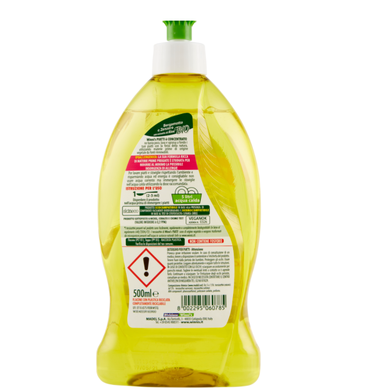 Winni's Piatti hypoalergenní mycí prostředek na nádobí s Aloe Vera 500 ml