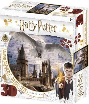 3D puzzle Harry Potter-Bradavice a Hedwig 300 ks