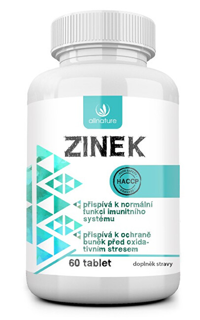 Allnature Zinek 60 tablet
