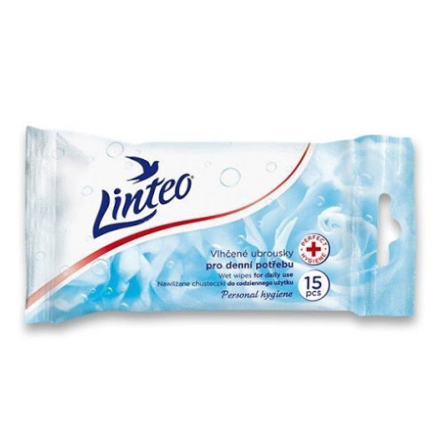 Linteo Vlhčené ubrousky pro denní potřebu 15 ks/bal.