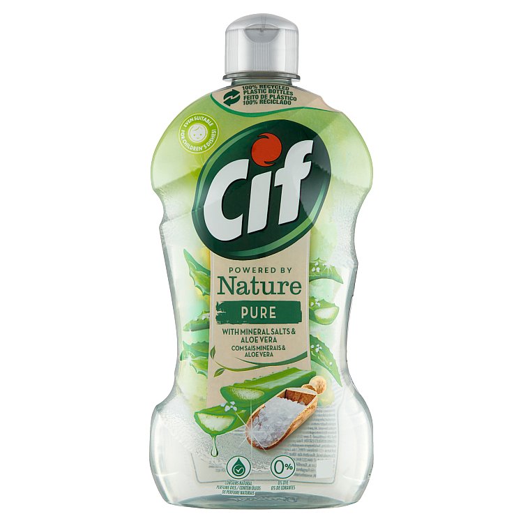 Cif Nature Pure prostředek na ruční mytí nádobí 450 ml