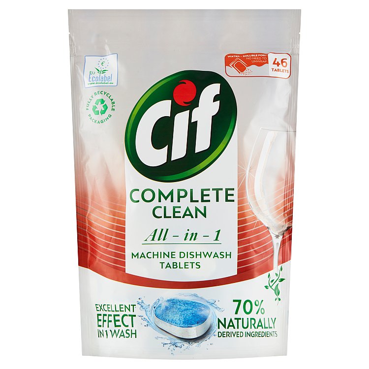 Cif All in 1 Regular tablety do myčky nádobí 46 ks