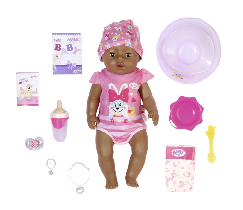 BABY born s kouzelným dudlíkem černoška 43 cm