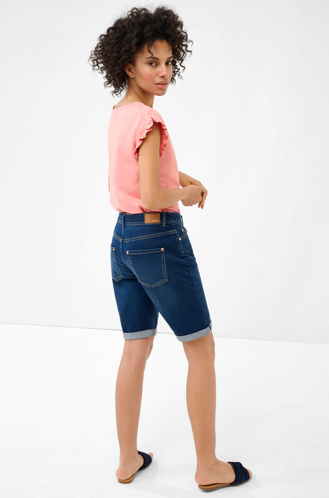 Denimové kraťasy regular waist ORSAY
