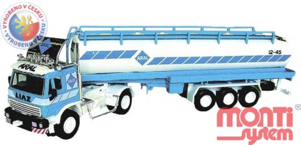MONTI SYSTÉM 22 Auto Liaz ARAL stavebnice MS22 0103-22