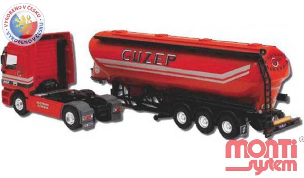 MONTI SYSTÉM 57 Auto Mercedes Actros SILOTRANS MS57 0109-57