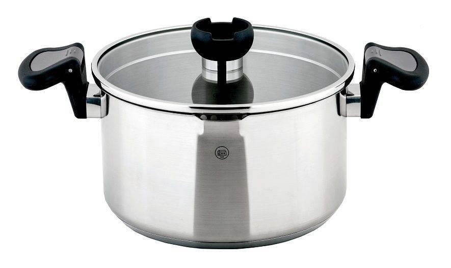 Hrnec s cedící poklicí nerez Aron 20 cm CS Solingen CS-060565