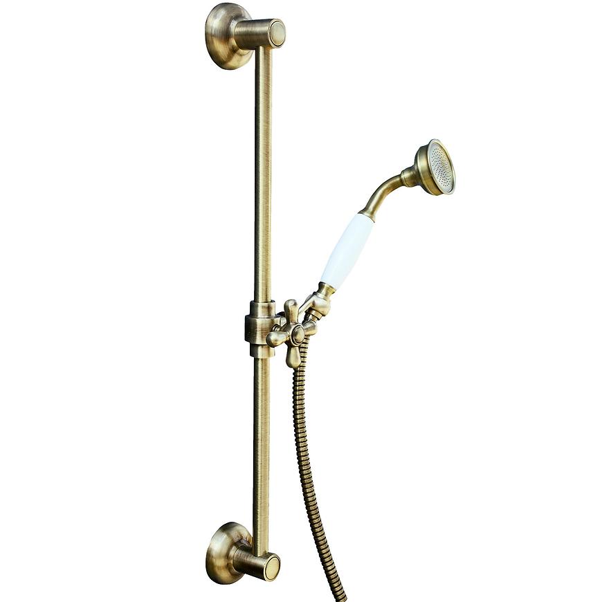 Sprchový komplet retro - stará mosaz SK0031SM