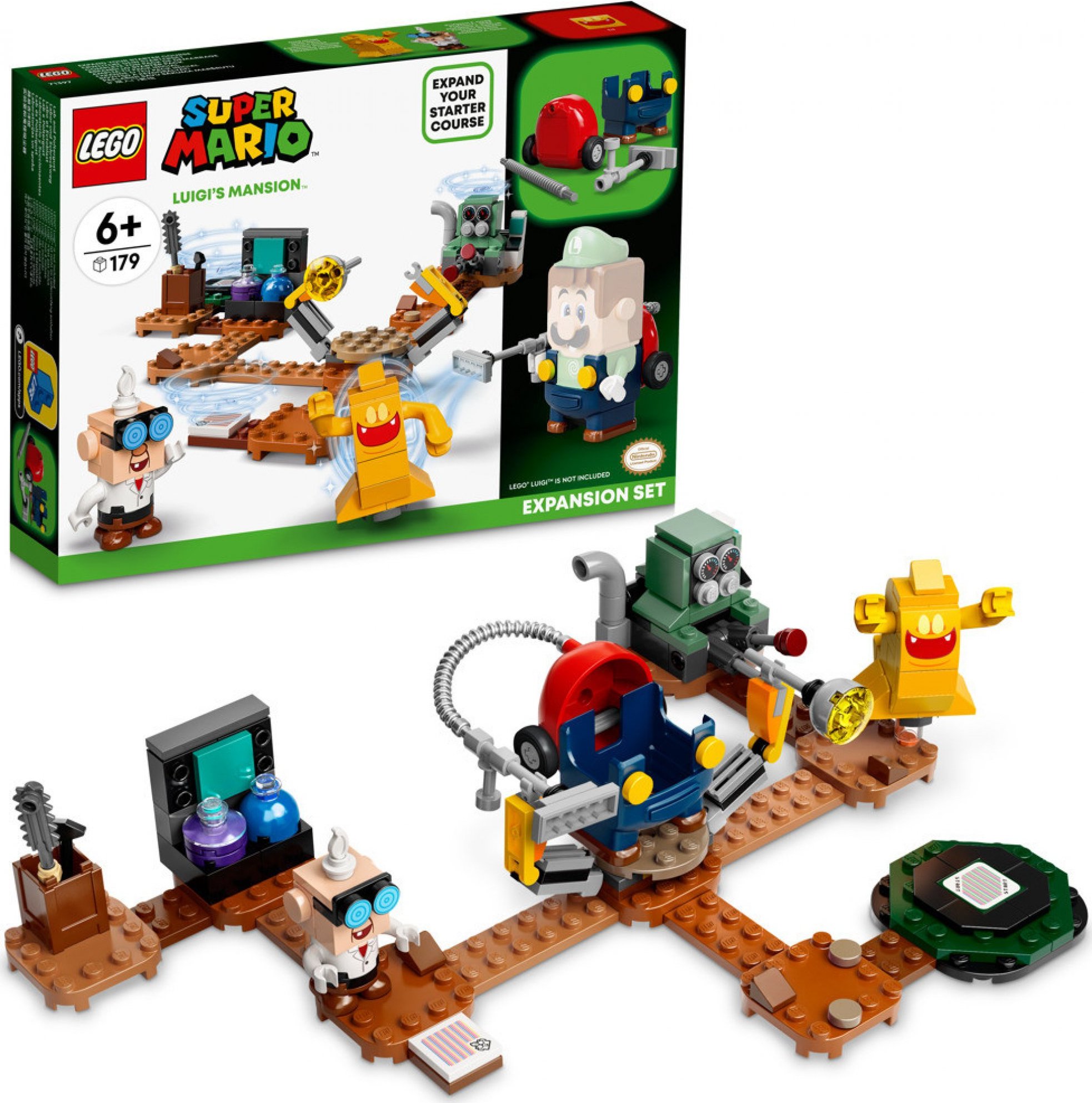 LEGO Super Mario 71397 Luigiho sídlo – Poltergust – rozšiřující set