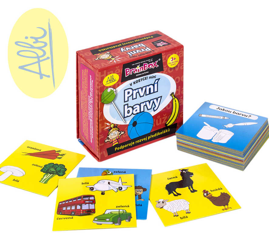 ALBI BRAINBOX HRA V kostce! MINI První barvy *SPOLEČENSKÉ HRY*