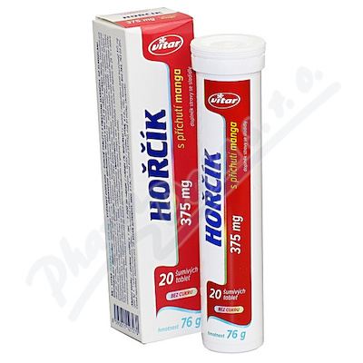 Vitar Hořčík 375mg mango tbl.eff.20