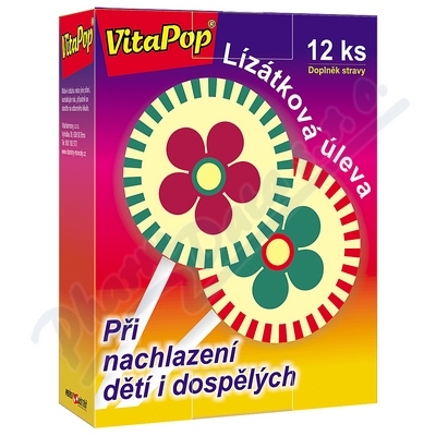 VitaHarmony VitaPop 12ks lízátek při nachlazení